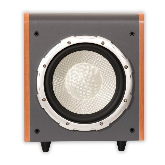 Acoustic Audio HD-SUB10-CHERRY 10-Inch HD Series Front Firing Subwoofer (Cherry) N9