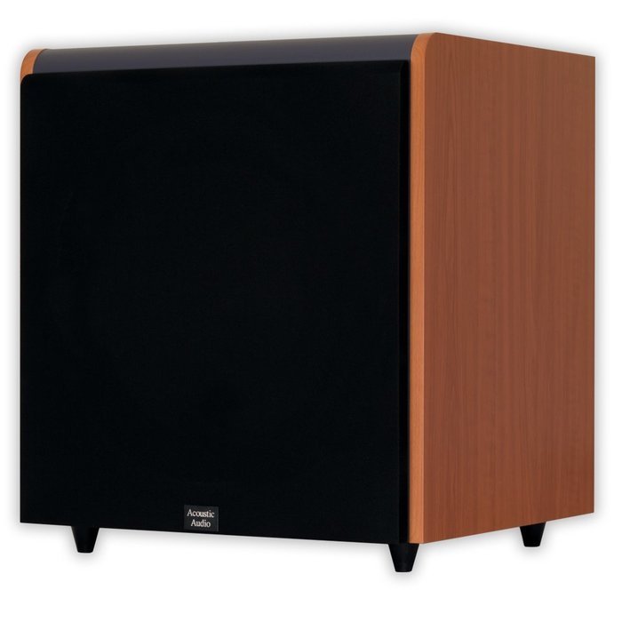 Acoustic Audio HD-SUB10-CHERRY 10-Inch HD Series Front Firing Subwoofer (Cherry) N10