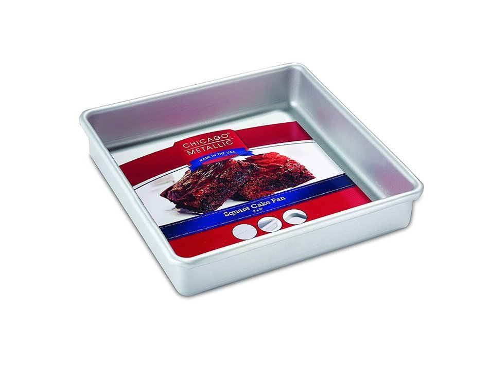 Chicago Metallic Commercial II Non-Stick 9-Inch Square Cake Pan N2