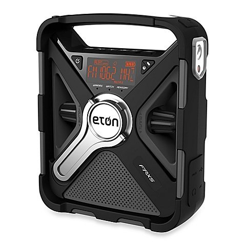 Eton FRX 5 Hand-Crank S.A.M.E. and NOAA Weather Alert Emergency Radio with Smartphone Charger