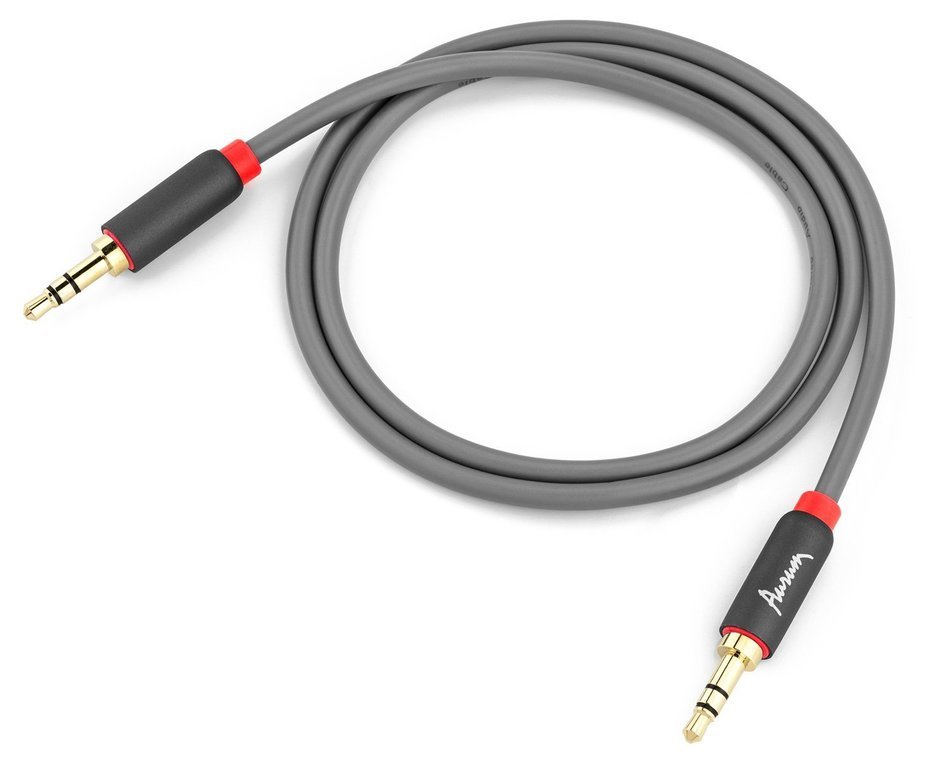 Aurum Cables Male to Male 3.5mm Universal 24K Gold Plated Auxiliary Audio Stereo Cable with 3 6.35mm Male to 3.5mm... N22