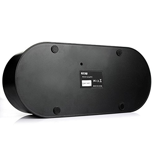 LOBZON EZCAP610 Mini Portable Stereo Turntable System, Black N4
