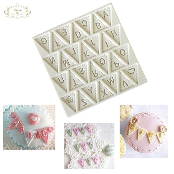Vivin Patchwork Quilt Cake Mould Silicone Design Mat for Cake Decorating Cupcakes Sugarcraft Candies Pearl Fondant... N5