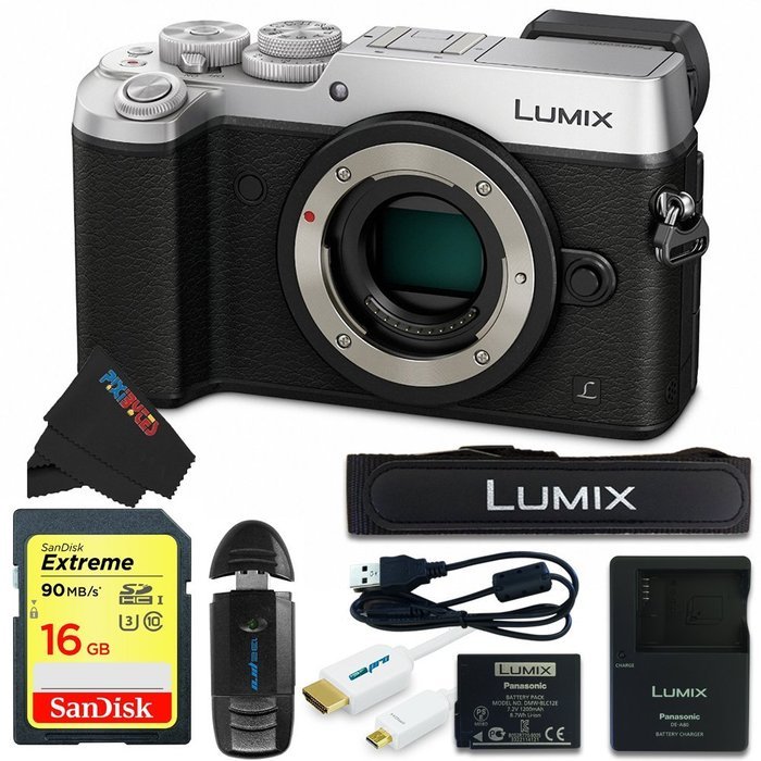Panasonic DMC-GX8 (SLK3) Lumix Digital Camera Bundle (Silver) N2