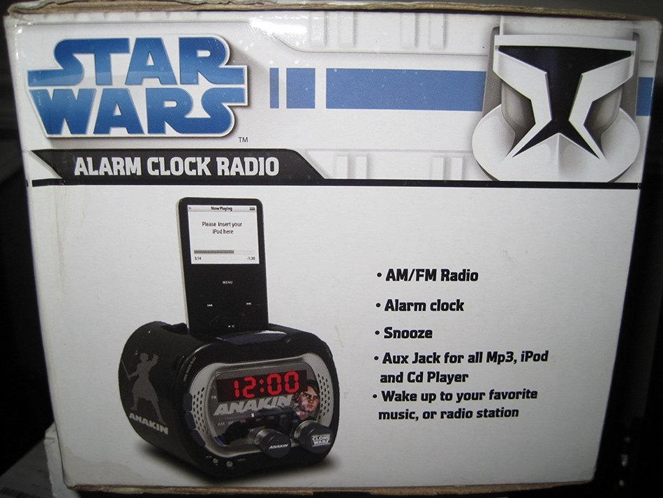 Star Wars Clone Wars Alarm Clock Radio Anakin