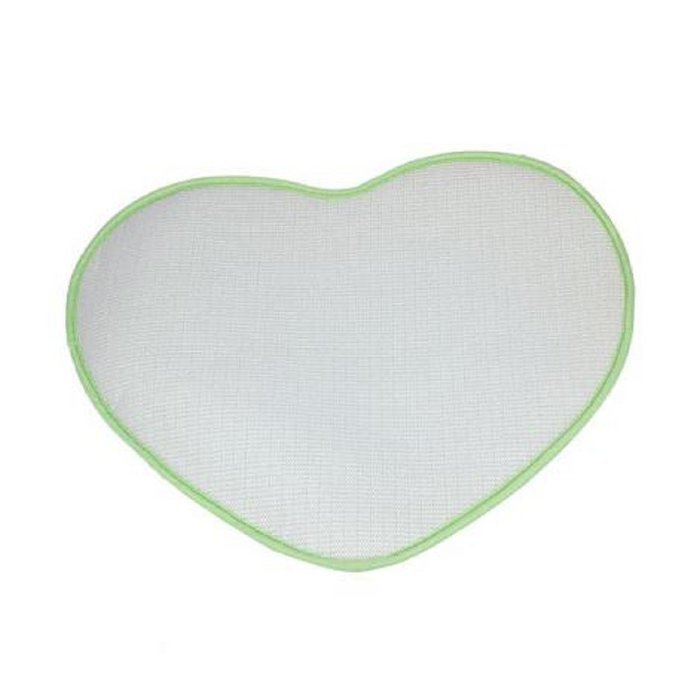 Kingfansion Bedroom Door Mat Heart Shaped Carpet Fluffy Chenille Rug Cushion (Purple) N10