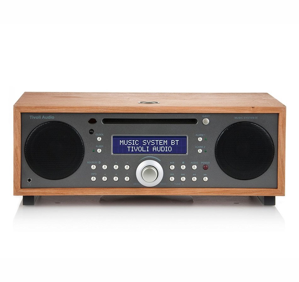 Tivoli Audio Music BT All-In-One Wireless Bluetooth System (Cherry/Metallic Taupe)