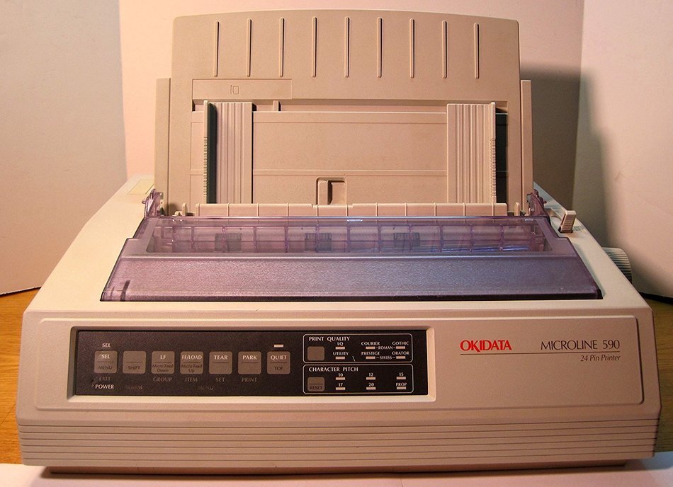Okidata Microline 590, 24 Pin Printer N3
