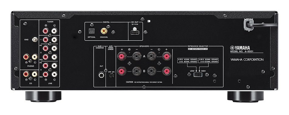 Yamaha A-S701SL Natural Sound Integrated Stereo Amplifier (Silver) N8