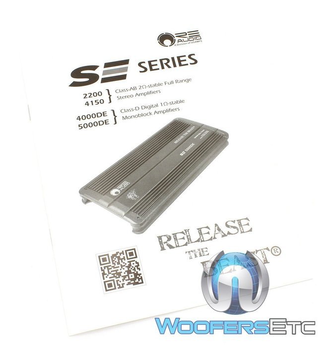 RE Audio SE4150 1600W Max Full Range Class A/B 4-Channel SE Series Amplifier N4