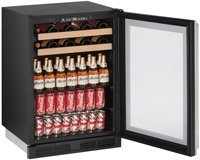 U-Line U1224BEVS00B 24" Built-in Beverage Center, Stainless Steel
