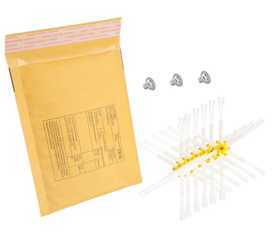 I-clean Vacuum Cleaner 6-arms Side Brushes+10 Packs for iRobot Roomba 770, 780, 790, 650, 595, 630