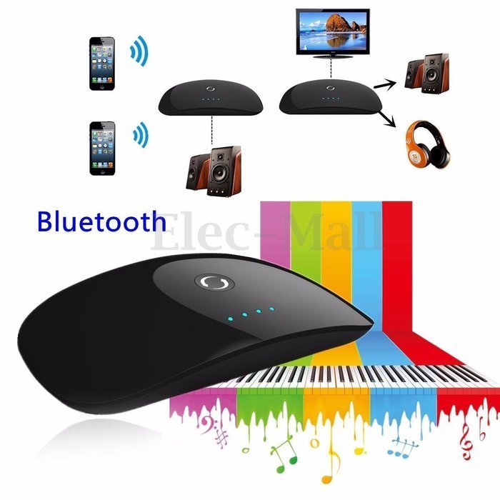 Wireless Bluetooth 3.0+EDR Audio Transmitter Receiver Adapter for Sound System N7