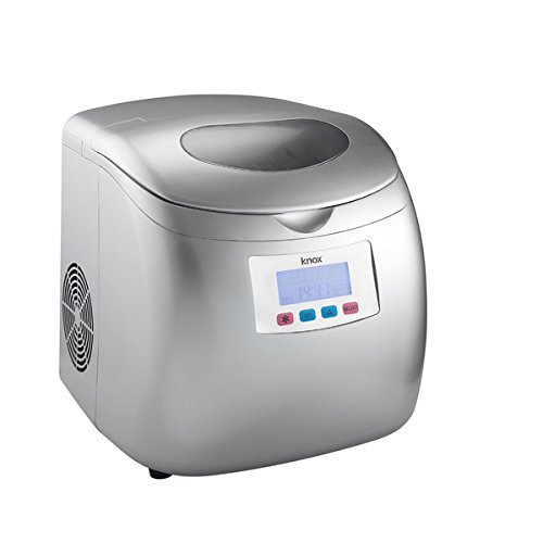 Knox KN-IM27S Silver Compact Ice maker - Programmable Timer N2 free ...