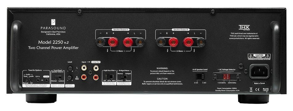 Parasound Model 2250 v.2 Two Channel Power Amplifier N3