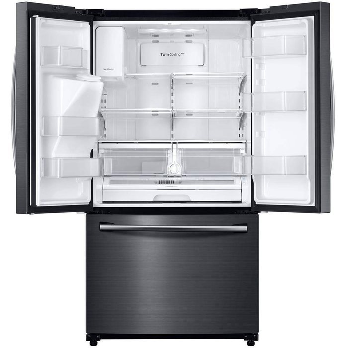 Samsung 25 Cu. Ft. Black Stainless Steel French Door Refrigerator N4