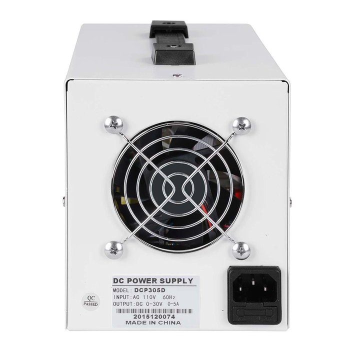 Yescom Adjustable Output 30v 5a Input 110v Precision Variable Digital Dc Power Supply w/ Clip Cable N2