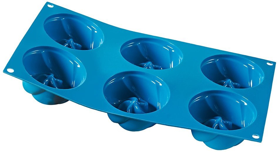Silikomart Silicone Fancy and Function Bakeware Collection Multi-Shape Cake Pan, Slim Chic N8