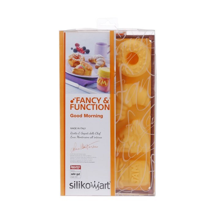 Silikomart Silicone Fancy and Function Bakeware Collection Multi-Shape Cake Pan, Slim Chic N11