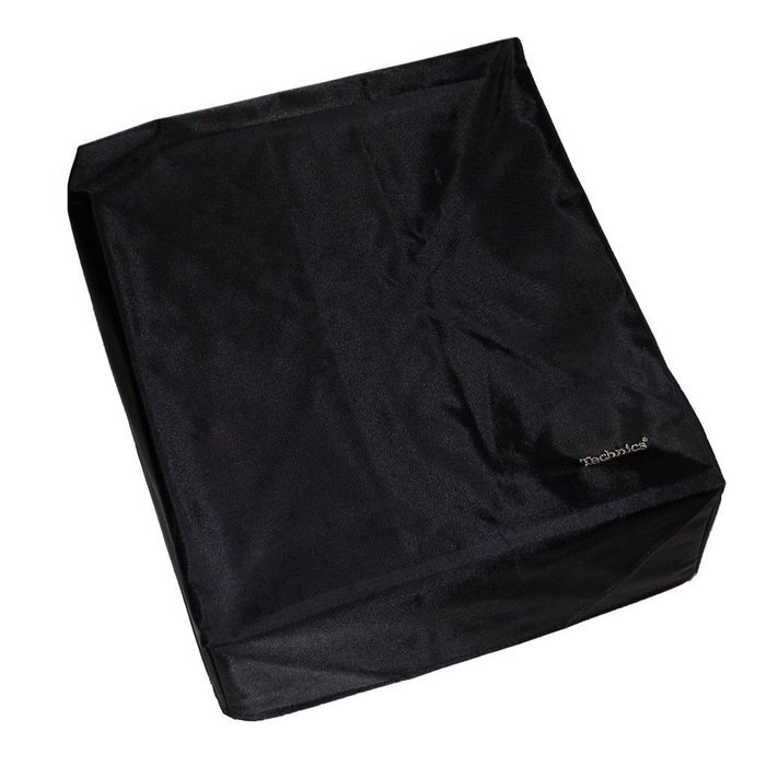 Technics: Mixer Cover - Black / Silver Embroidered