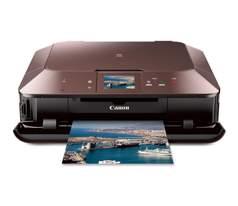 Canon PIXMA MG7120 Wireless Color Photo All-In-One Printer, Mobile Smart Phone and Tablet Printing, White N17