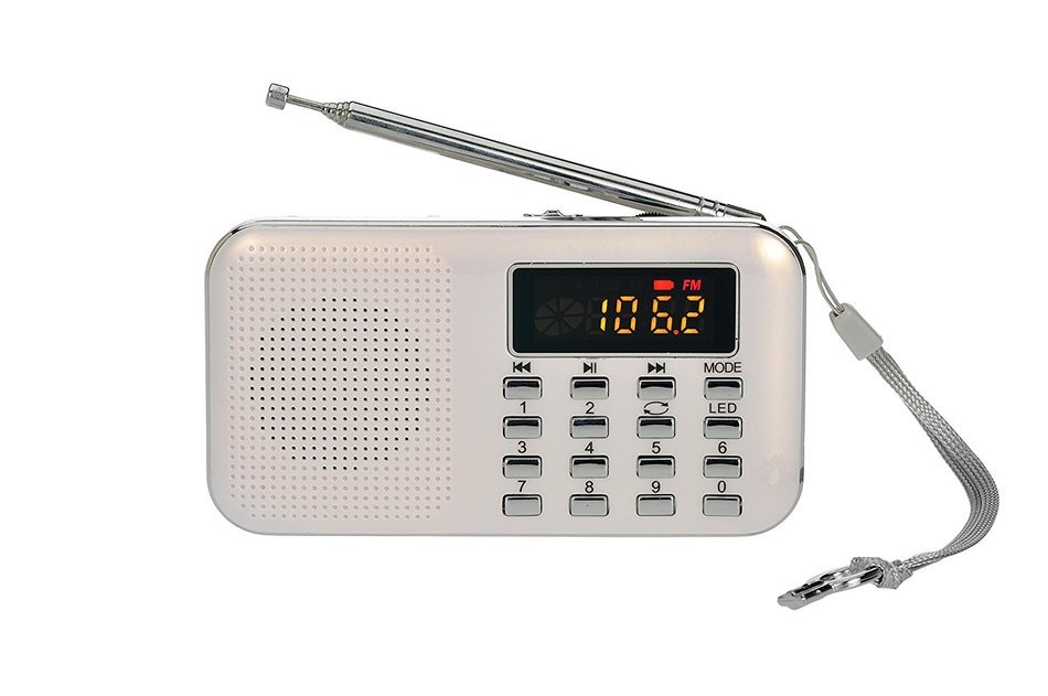 TimornTM Fashion Stereo Sound FM Radio Support TF Card / USB Disk with LED Screen Display Suitable for Mobile... N4