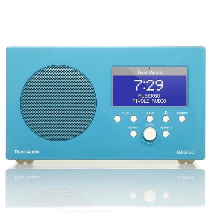 Tivoli Audio Albergo Bluetooth Clock Radio (Gloss Blue)