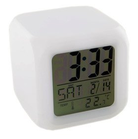 <span id="btAsinTitle">INNOO 7 LED Color Change Digital Alarm Thermometer Clock</span>
