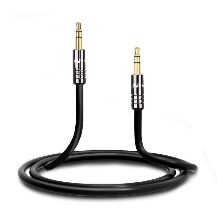 Keluoer Slim 3.5mm Premium Auxiliary Audio Cable AUX Cable for Headphones, iPods, iPhones, iPads, Home / Car Stereos... N3