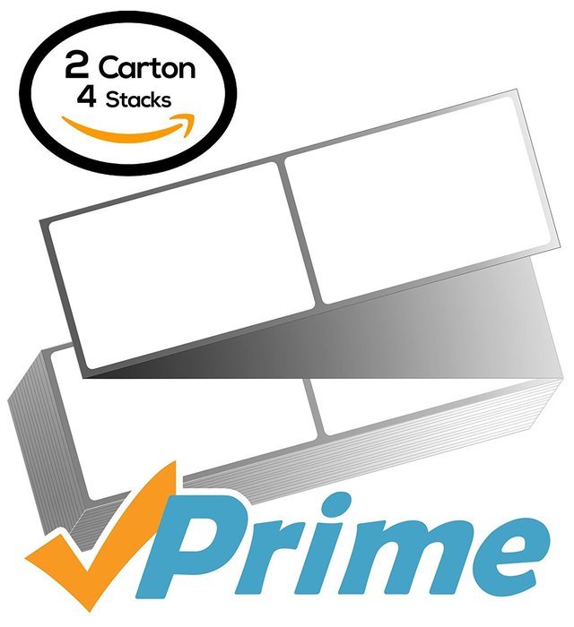 4 x 6 Fanfold Zebra Compatible Direct Thermal Labels (2 Cartons) for Zebra Printer GC420d GC420t GK420d GK420t...