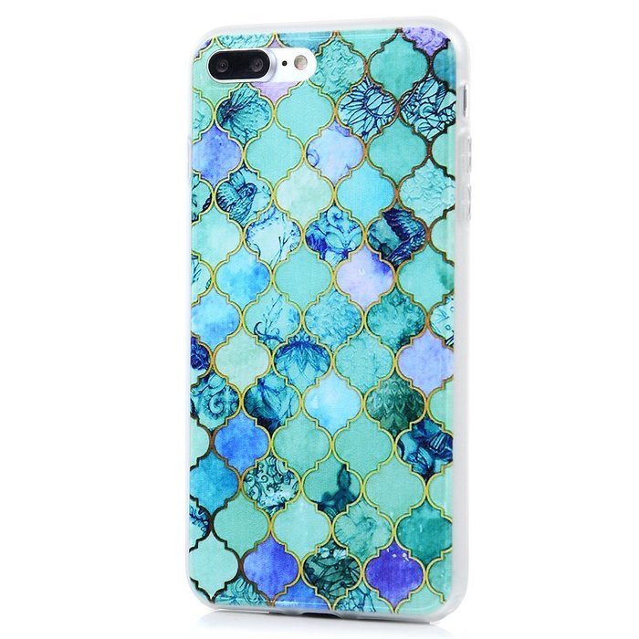 Badalink iPhone 7 Plus Case (5.5") Shockproof Soft TPU Rubber Skin Bumper Case Flexible Easy Grip with 3D Basso-relievo... N35