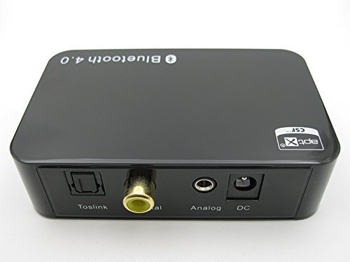 Asunflower Bluetooth Music Receiver Aptx Wireless Bluetooth4.0 Audio Adaptor Digital Optical Coaxial Analog 3.5mm... N4