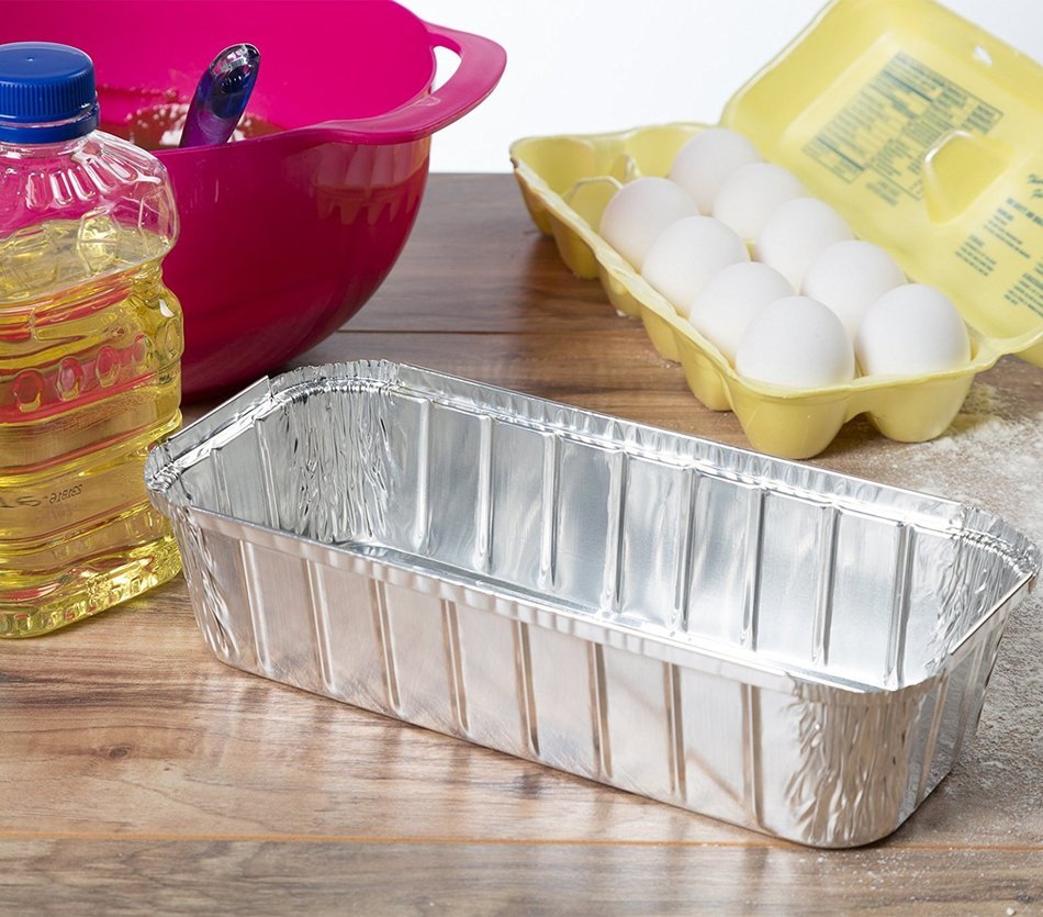 Paksh Disposable Aluminum Loaf Pans (Pack of 50) - Bread Tin Suitable as Baking Pan for Brownies, Pound Cakes,... N4