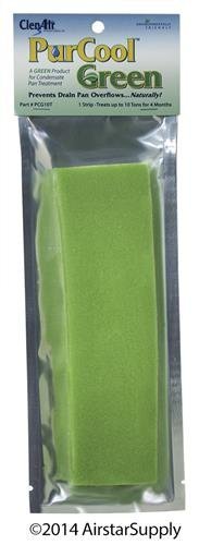 Case of (12) ClenAir&reg; PurCool Green &bull; Condensate Pan Strips # PCG10T , Treats up to 10 Tons
