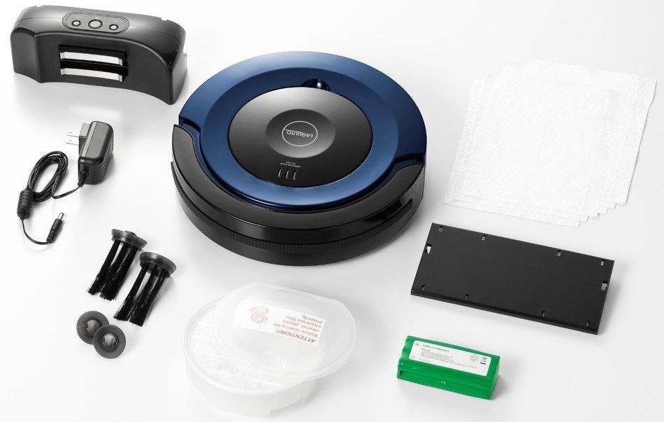 CCP [LAQULITO] automatic robot vacuum cleaner standard model dark blue CZ-905-DB N6