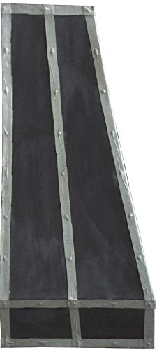 Zinc Venting Hood Wall Mount (dark hammered, 30") N3