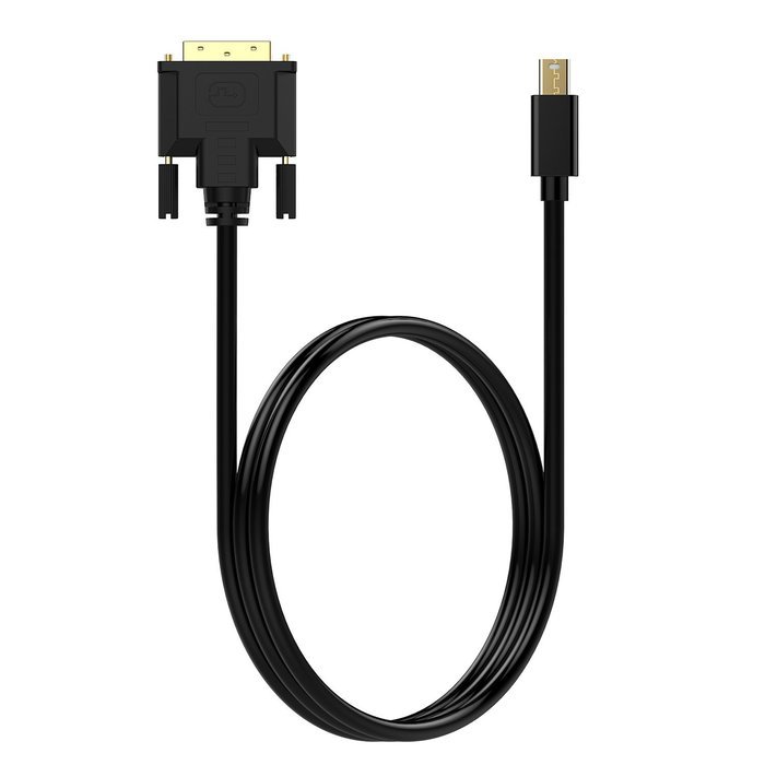 Mini DP to DVI, Rankie 3FT Gold Plated Mini DisplayPort (Thunderbolt Port Compatible) to DVI Cable - R1103A