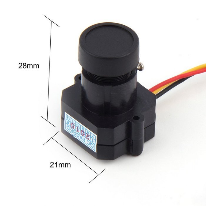RioRand&reg; FPV 1/3 inch HD Color CMOS 600TVL Mini Camera - PAL or NTSC New(RR-UL41200) N2