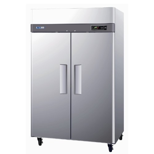 Turbo M3F47-2 Reach-In Freezer, 2 Stainless Steel Doors, 51-3/4" " Wide, 47 Cubi