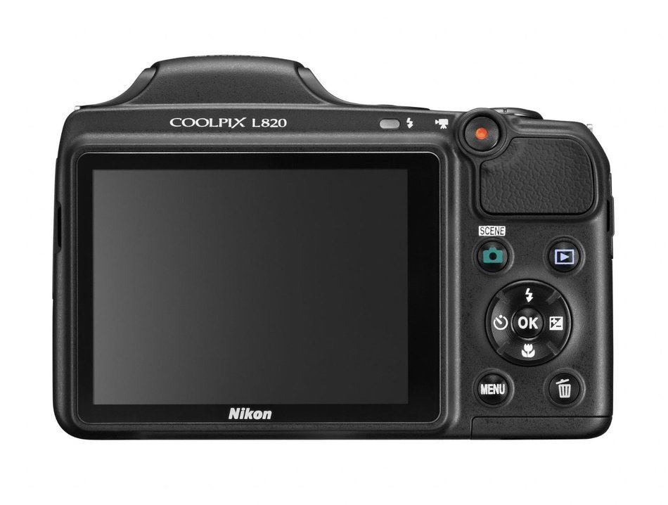 Nikon COOLPIX L820 16 MP CMOS Digital Camera with 30x Zoom Lens and Full HD 1080p Video (Black) (OLD MODEL) N3