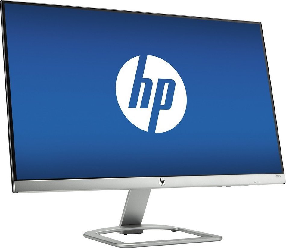 HP - 23" IPS LED HD Monitor - Natural silver N2