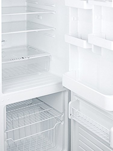 Summit FFBF101SS 24" Energy Star Bottom Freezer Refrigerator with 10.2 cu. ft. Capacity Frost-Free Operation Humidity... N3