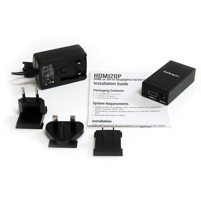 StarTech.com HDMI2DP HDMI or DVI to DisplayPort Active Converter N2