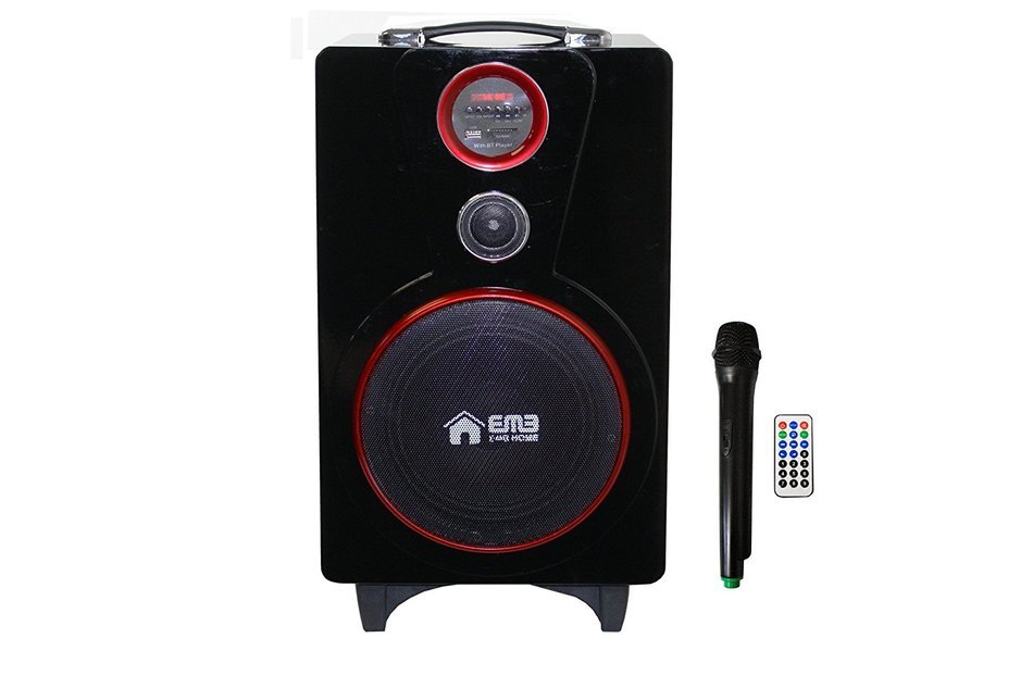 EMB PK82 BLACK Color 800W 8" Portable Professional Rechargeable BOOM Box Speaker