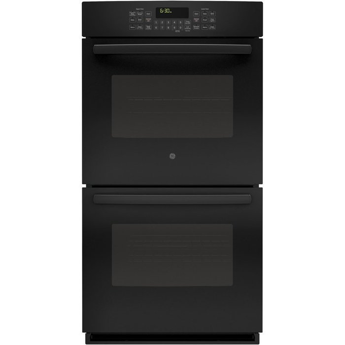 GE PK7500DFBB Profile 27" Black Electric Double Wall Oven - Convection
