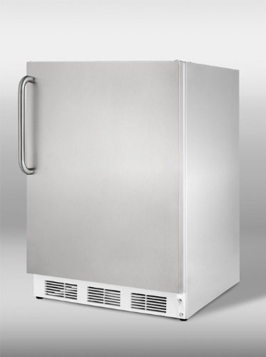 Summit CT66JCSSADA: ADA compliant built-in refrigerator-freezer, fully wrapped in stainless steel N3