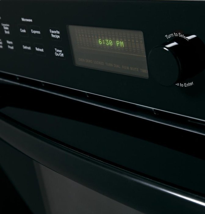 GE PSB9120DFBB Profile Advantium 30" Black Electric Single Wall Oven - Convection N4