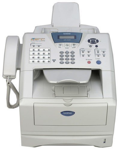 Brother - MFC-8220 Black-and-White All-In-One Printer - White N3