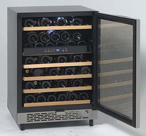 Avanti WCR5449SS 23.5" Freestanding Wine Cooler with 49 Bottle Capacity, in Black