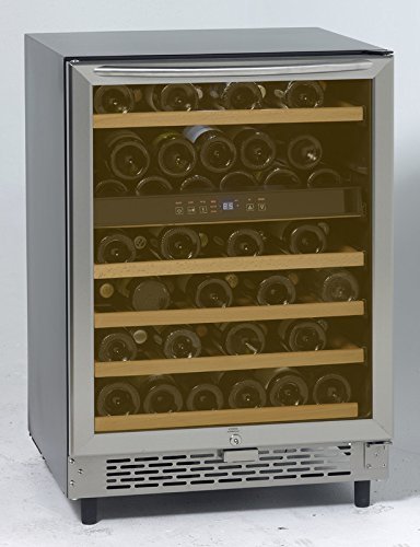 Avanti WCR5449SS 23.5" Freestanding Wine Cooler with 49 Bottle Capacity, in Black N2